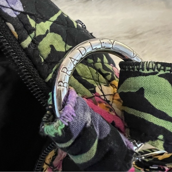 VERA BRADLEY Wildflower Garden Zipper Hipster Crossbody Yellow Floral REPAIRED - Picture 16 of 17